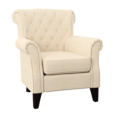 Elegant Conklin Armchair: The Perfect Blend of Comfort and Style 3D model image 1 