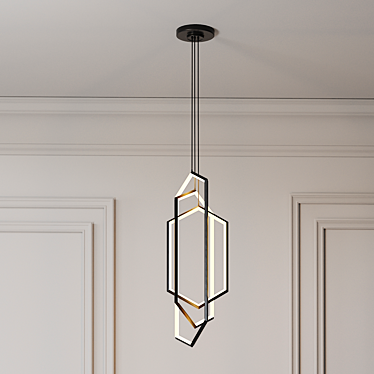 Modern Suspended Lighting by Studio Endo 3D model image 1 