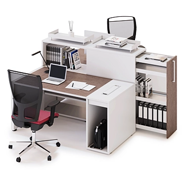 LAS LOGIC Office Workstation (v2) 3D model image 1 