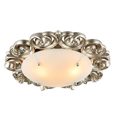 Lantana Ceiling Lamp: Classic Style, Pearl Gold 3D model image 1 