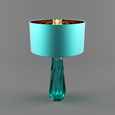 Elegant Barron Table Lamp 3D model image 1 