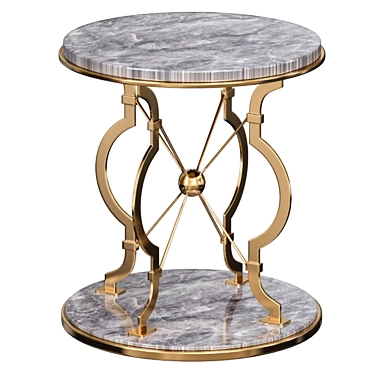 Elegant Blissany Side Table 3D model image 1 