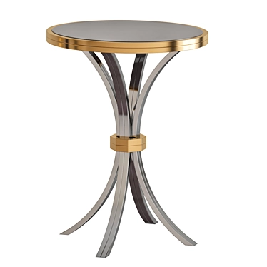 Sleek Cain Side Table 3D model image 1 