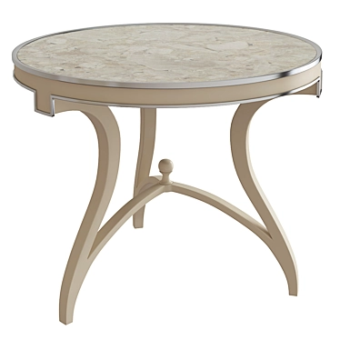 Elegant Side Accent Table 3D model image 1 