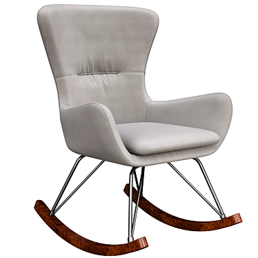 Modern Rocking Chair: Minotti 3D model image 1 