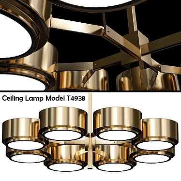 Elegant T4938 Ceiling Lamp 3D model image 1 