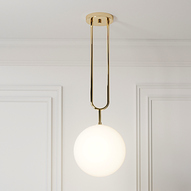 Sleek Koko Pendant Light 3D model image 1 