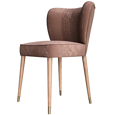 Luxury Visconti Armchair 3D model image 1 