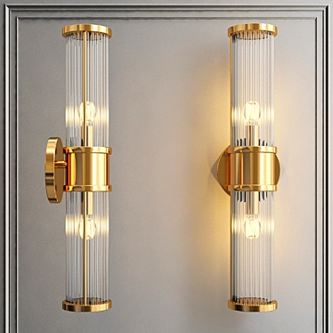 Modern Claridges Wall Sconce 3D model image 1 