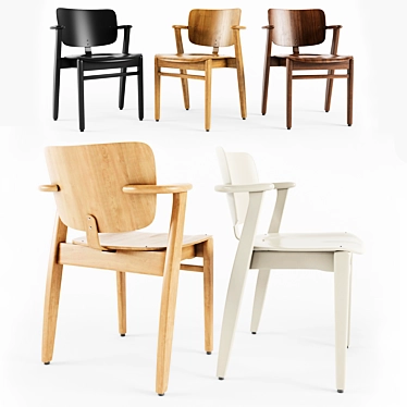 Finnish Classic: Domus Chair 3D model image 1 