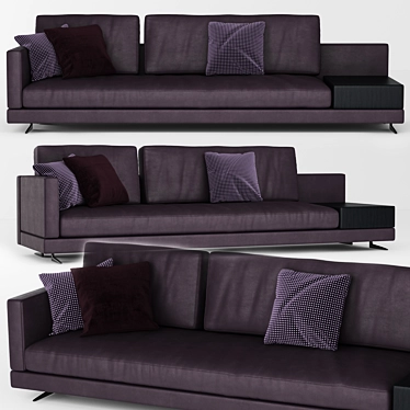 Modrian Poliform Sofa 3D model image 1 