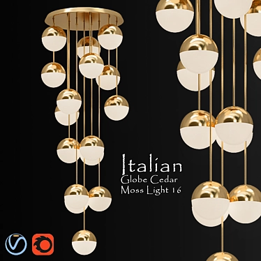 Italian Cedar Moss Light 16 3D model image 1 