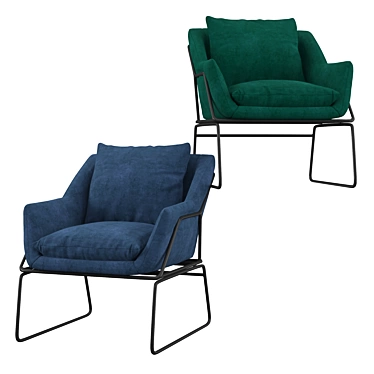 Elevate Your Comfort: Alivia Armchair 3D model image 1 