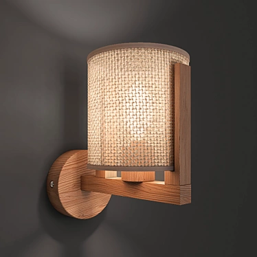 Elegant Moreno Wall Lamp 3D model image 1 