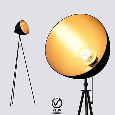 Scopus Modern Floor Lamp 3D model image 1 