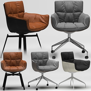Husk Chairs: Contemporary Design by Patricia Urquiola 3D model image 1 