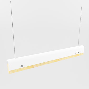 LED One Book: Modern Hanging LED Light Fixture 3D model image 1 