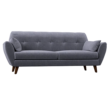 Luxury Alsacia Sofa - Perfect Blend of Style and Comfort 3D model image 1 