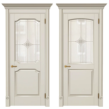 Elegant Interior Doors 3D model image 1 