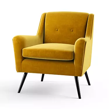 Modern Kelly Hoppen Oliver Chair 3D model image 1 