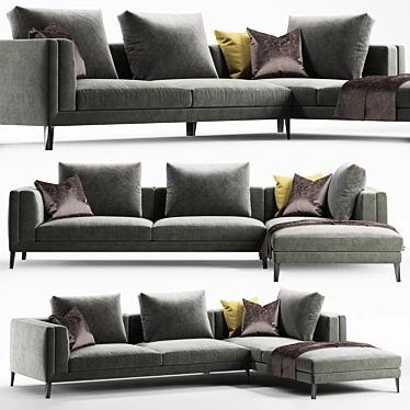 Dives Sofa by B&B Italia: Sleek Modern Design 3D model image 1 