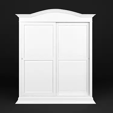 Elegant Polygon Wardrobe 3D model image 1 