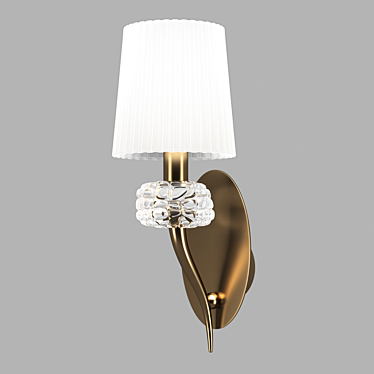 LOEWE Wall Lamp - Elegant Bronze Finish 3D model image 1 