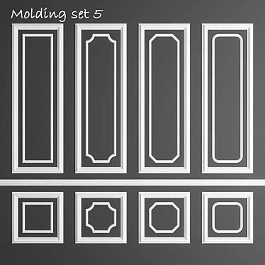 3D Max Molding Files 3D model image 1 