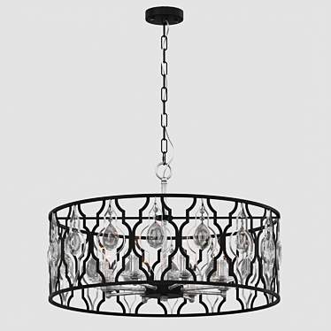 Art Deco-inspired Chandelier: Alghero 285011908 3D model image 1 