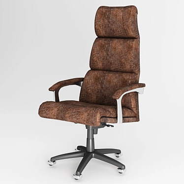 High Back Office Chair 3D model image 1 