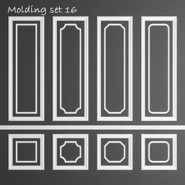 Versatile 3D Max Molding 3D model image 1 