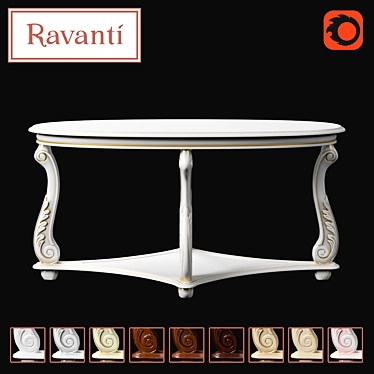 Ravanti Journal Coffee Table 3D model image 1 