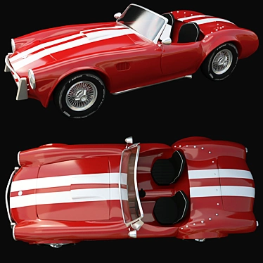 Real Size Shelby Cobra 3D model image 1 