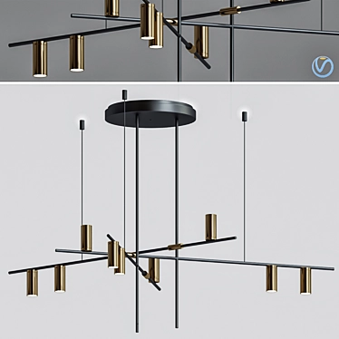 Tribes 3 Pendant Lamp by TossB 3D model image 1 