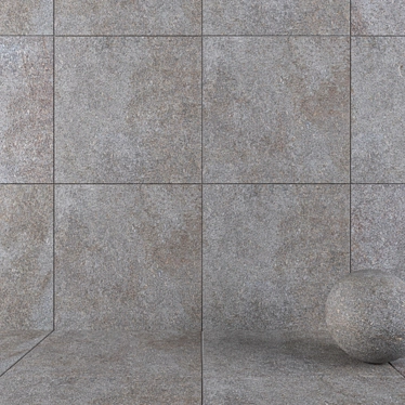 HD Multi-Texture Wall & Floor Tiles 3D model image 1 