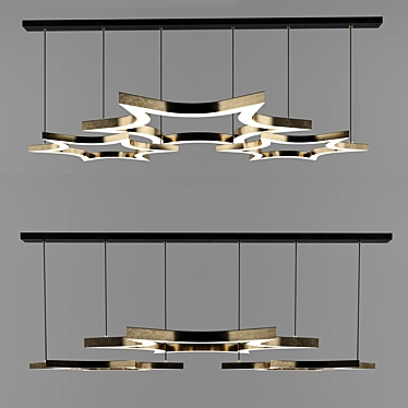 Starry Sky Ceiling Light 3D model image 1 