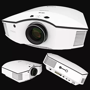 Sony Data Projector: High-Quality Display 3D model image 1 