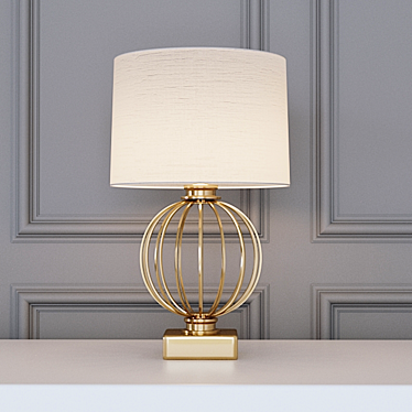 Garda Decor Poly Table Lamp 3D model image 1 