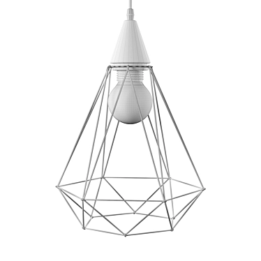 Sleek Track Pendant Light 3D model image 1 