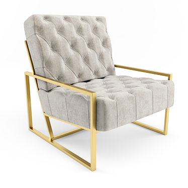 Eliza Compact and Stylish Chair 3D model image 1 