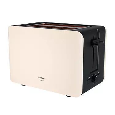 Bosch TAT6A117 Toaster: Powerful, Compact, and Stylish 3D model image 1 