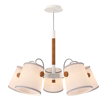 NORDICA2 Chandelier: Modern Elegance for Your Space 3D model image 1 