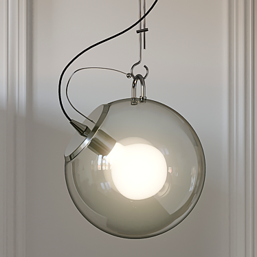 Nordic Glass Miconos Suspension Lamp 3D model image 1 