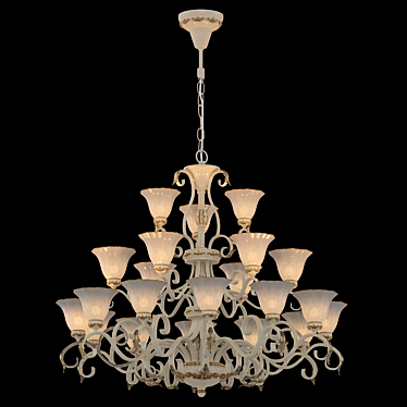 Elegant Versaille Chiaro Lighting 3D model image 1 