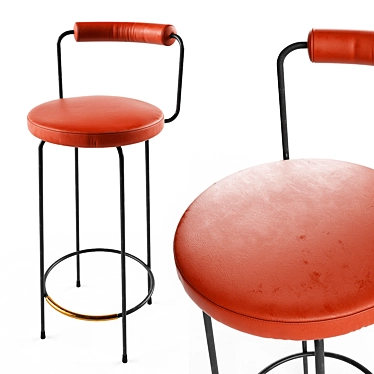 Grazia & Co Australian-Made Stool 3D model image 1 