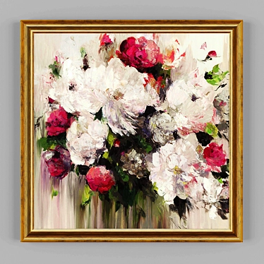 Title: Classic Floral Picture Set 3D model image 1 