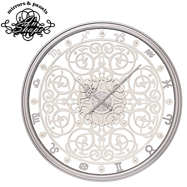 Zodiac LED Decor Clock 3D model image 1 