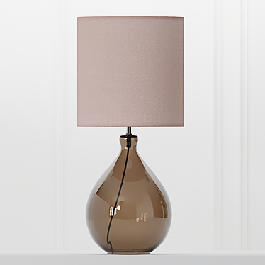 COX & COX Smokey Blush Table Lamp 3D model image 1 