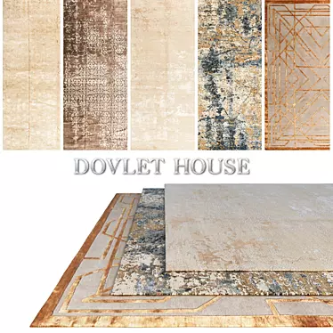 Dovlet House 5-Piece Carpets Set (Part 414) 3D model image 1 