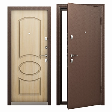 Torex Delta-100 D16: Reliable Entrance Door 3D model image 1 